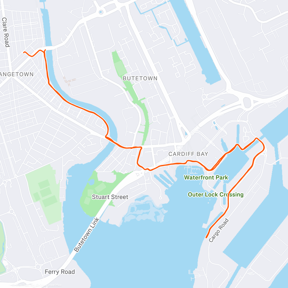 Карта физической активности (Morning Run)