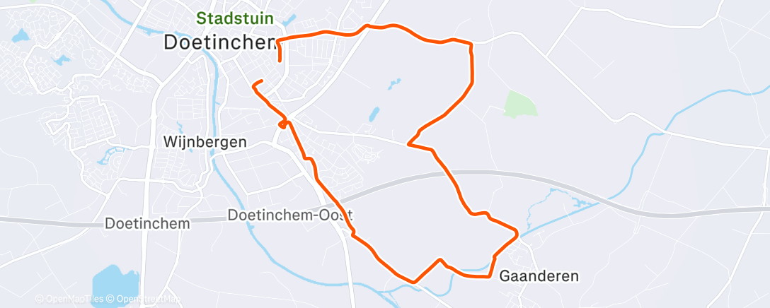 Map of the activity, Mid-long, easy start