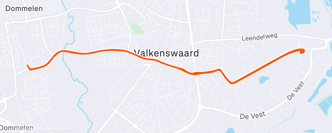 Карта физической активности (Afternoon Ride)