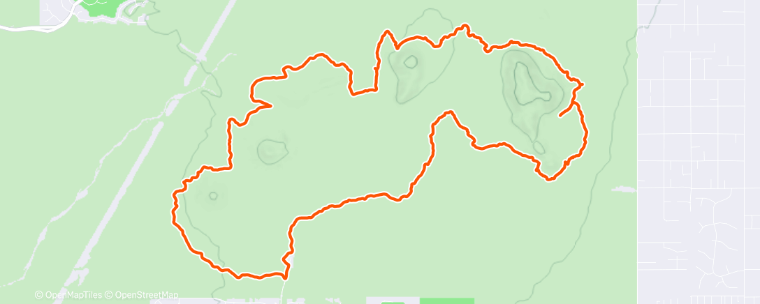 Map of the activity, Lunch Ride