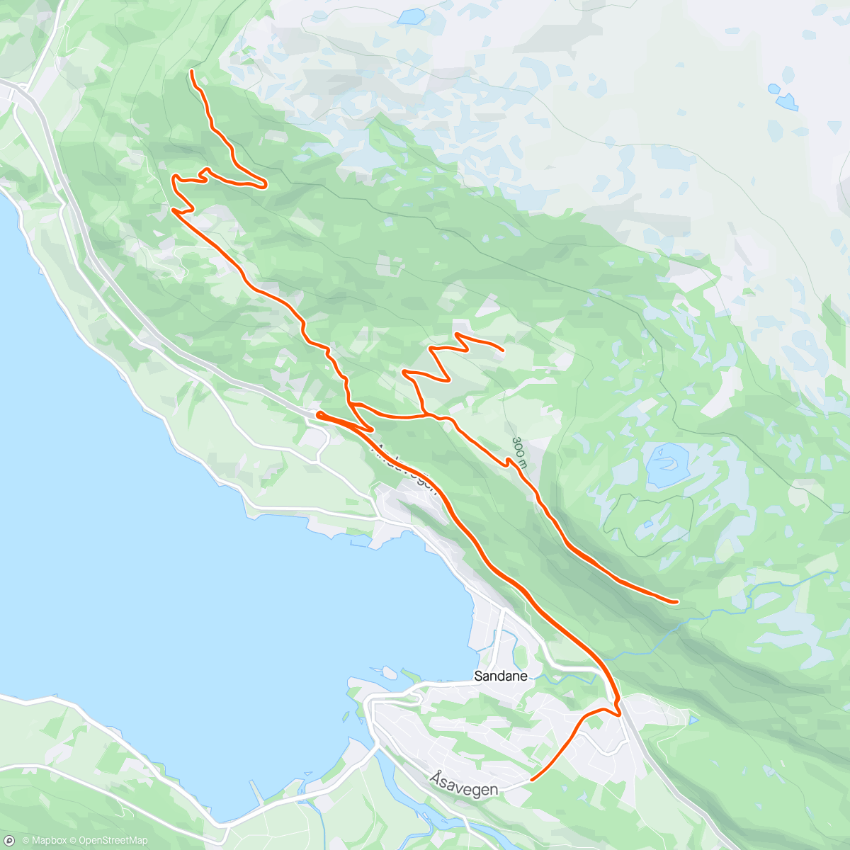 Map of the activity, Fjellbygda I3