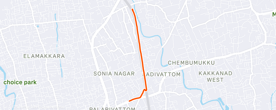 Карта физической активности (Morning Run)