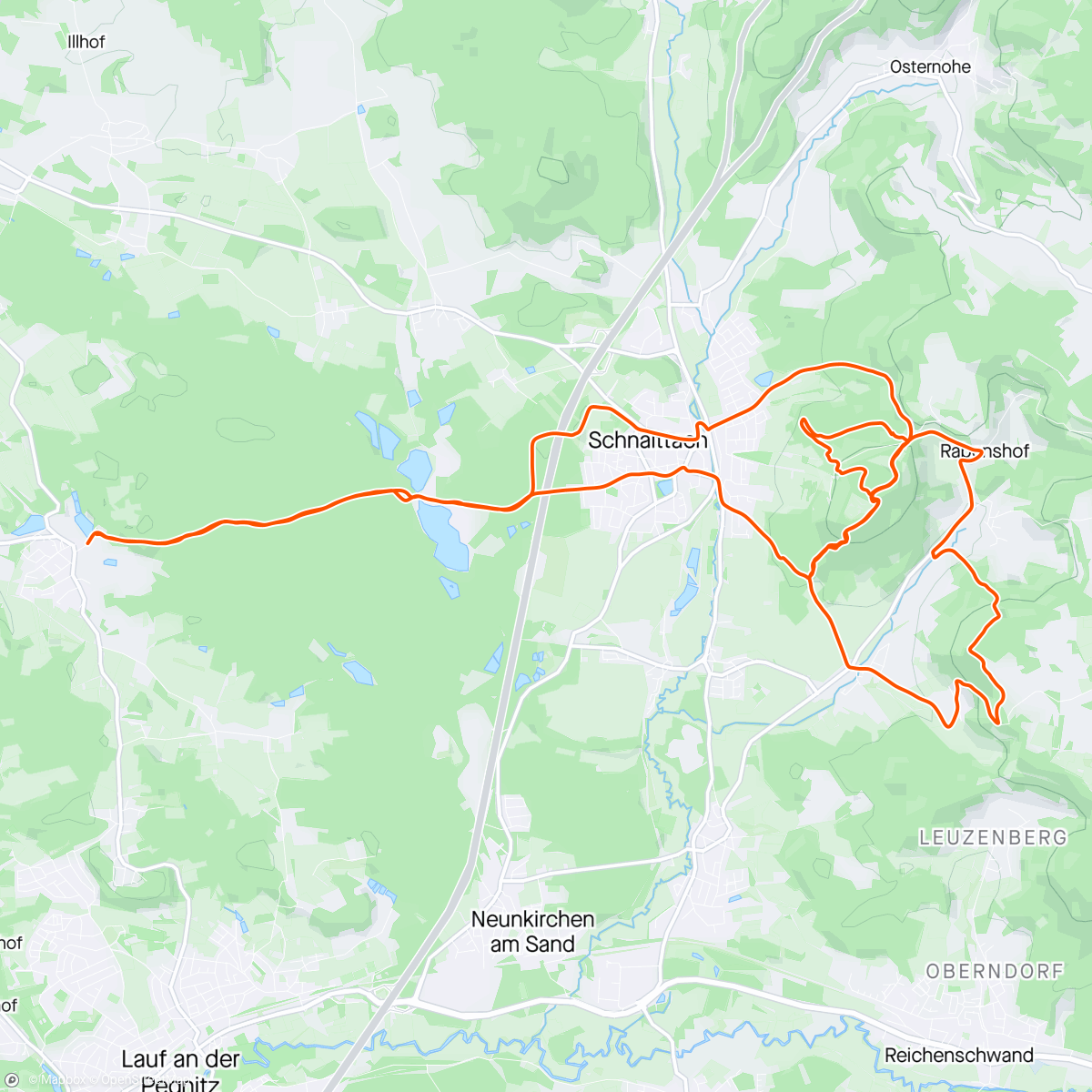 Map of the activity, Nixda Regen und so - per Liveschalte zur SVS Trainerbesprechung 🚵