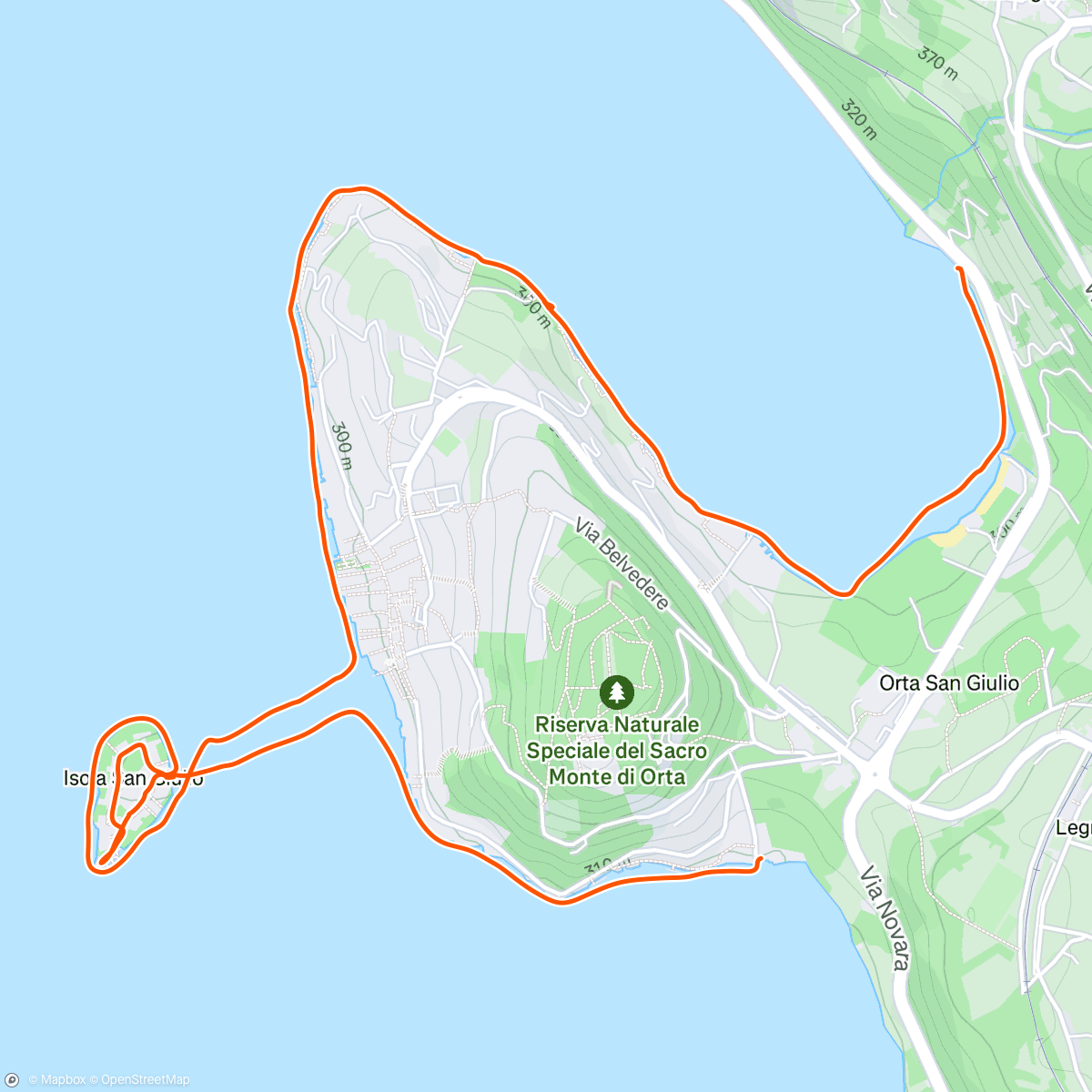 Map of the activity, Marco Polo's Entdeckungsreise