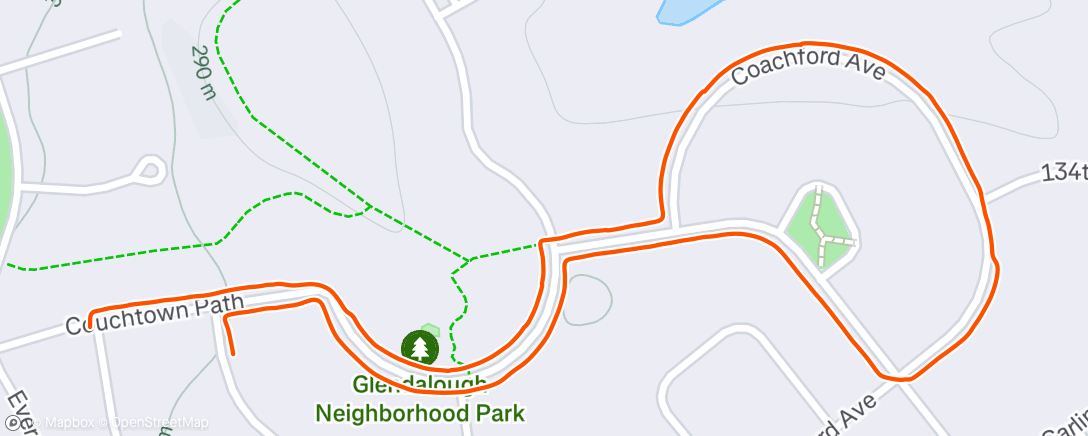 Map of the activity, Rosemount