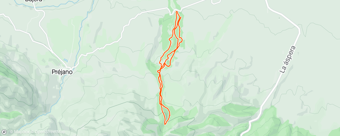 Mapa de la actividad (Bicicleta de montaña eléctrica a la hora del almuerzo)