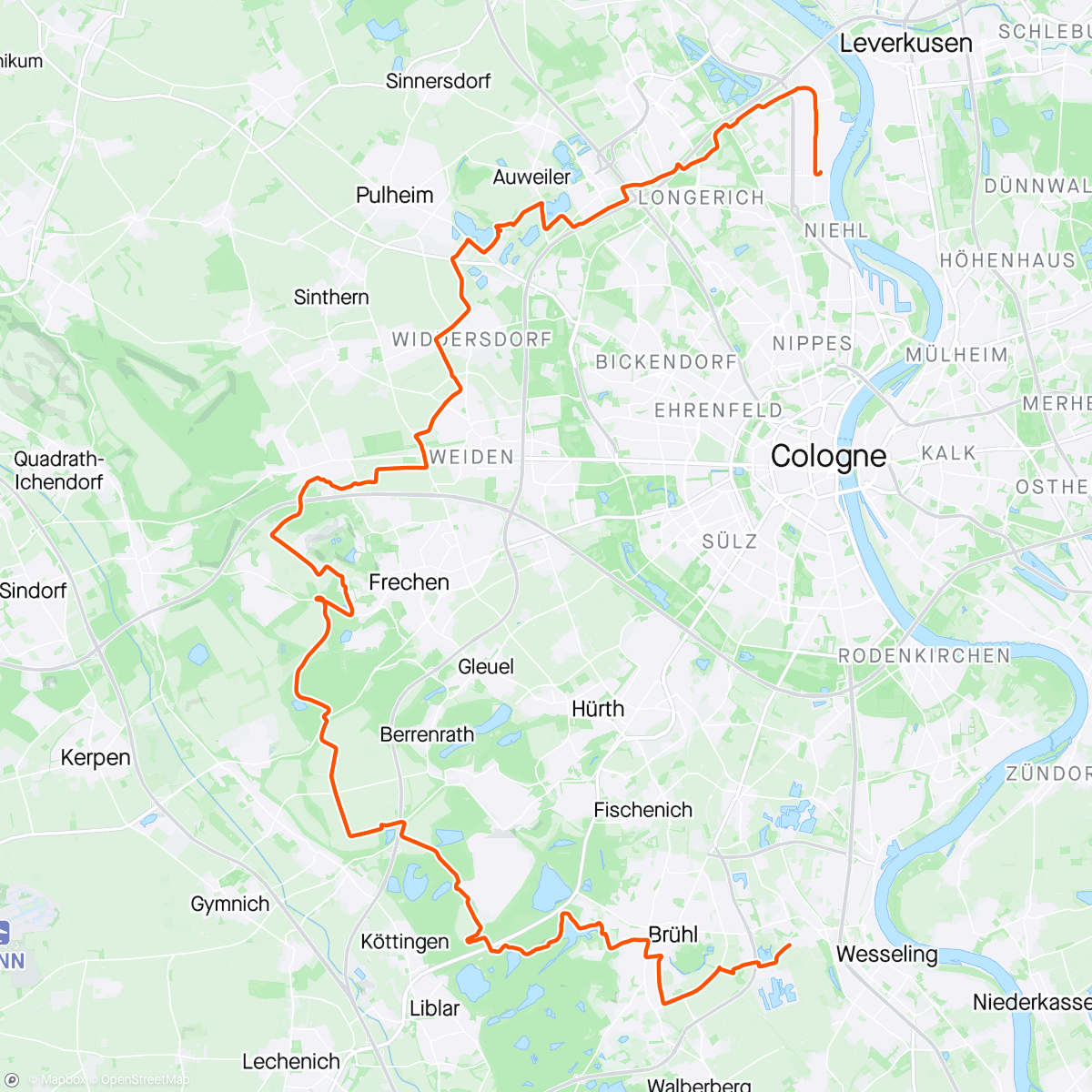 Map of the activity, Heute sturzfrei 🥳