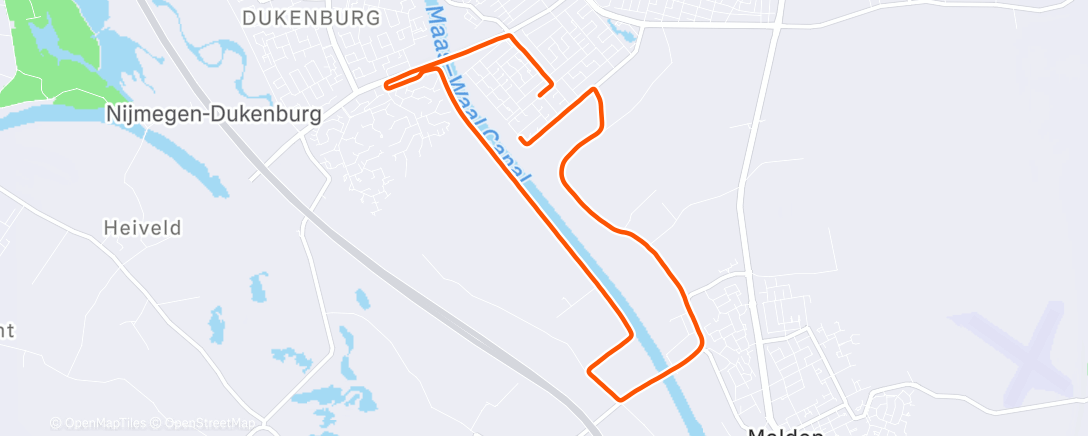 Carte de l'activité Bruggenloop