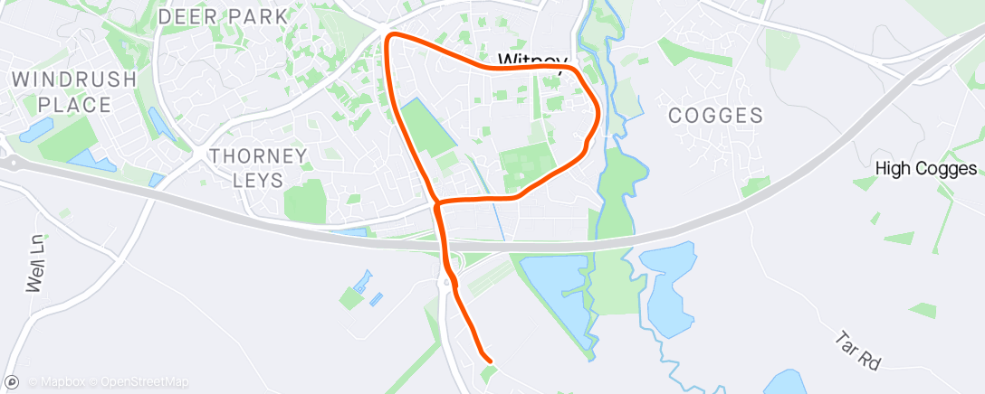Map of the activity, Buggy run