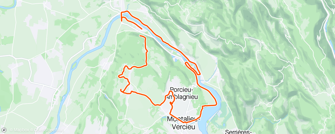 Map of the activity, ROAD Afternoon Ride