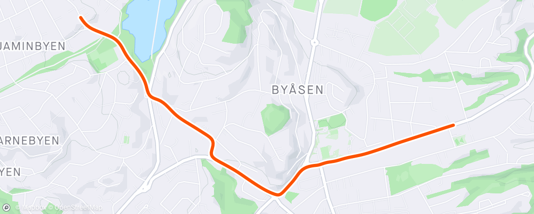Map of the activity, Blåmandag del1