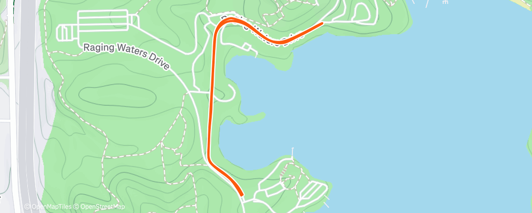 Map of the activity, Morning Workout