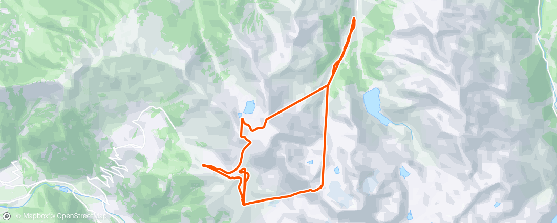 Mapa de la actividad (Slopes - A morning skiing at Verbier)