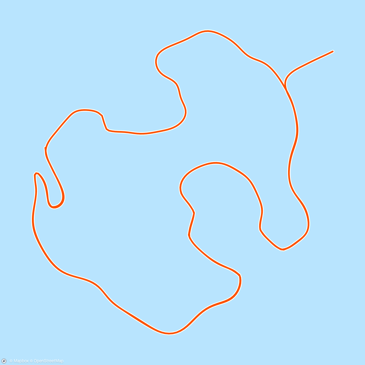 Mapa de la actividad (Zwift - Volcano Circuit in Watopia)