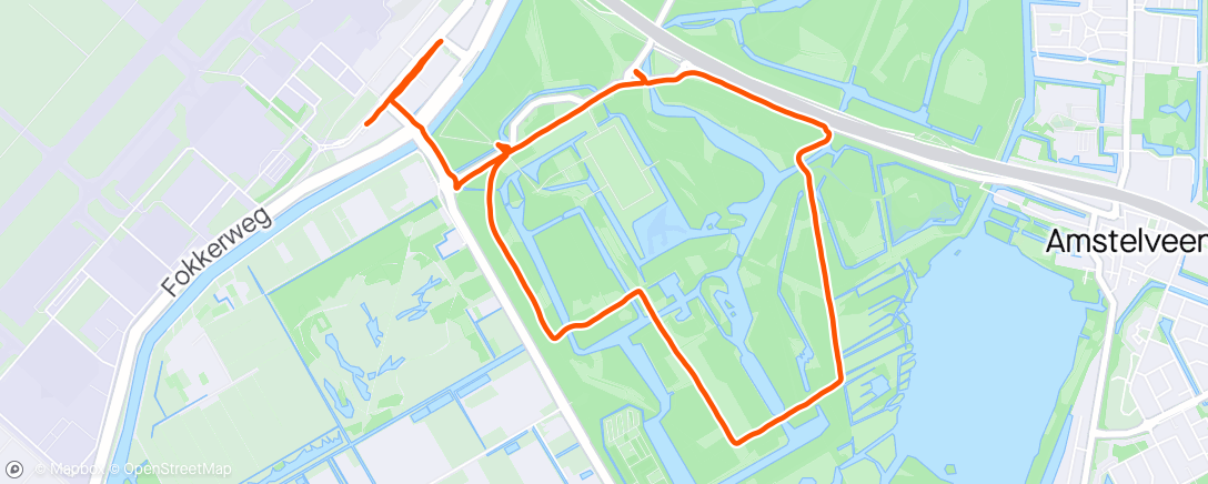Map of the activity, Amsterdams Bos