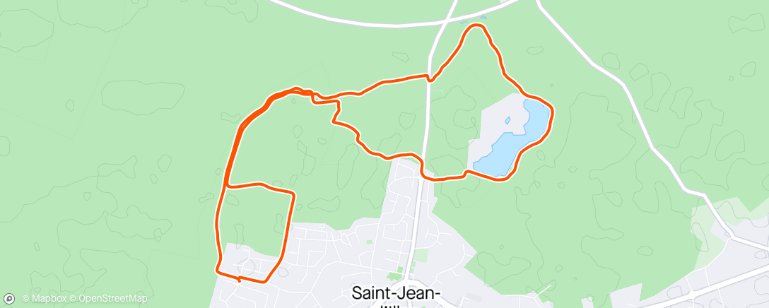 Mappa dell'attività Sortie VTT en soirée