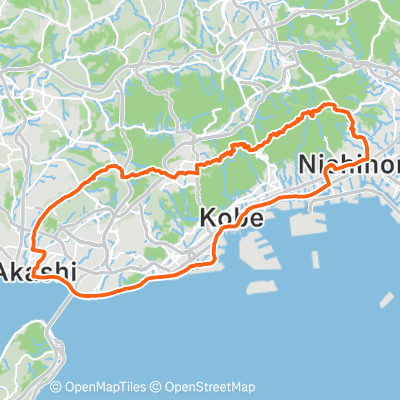 100km 明石ー六甲山 | 95.1 km Cycling Route on Strava