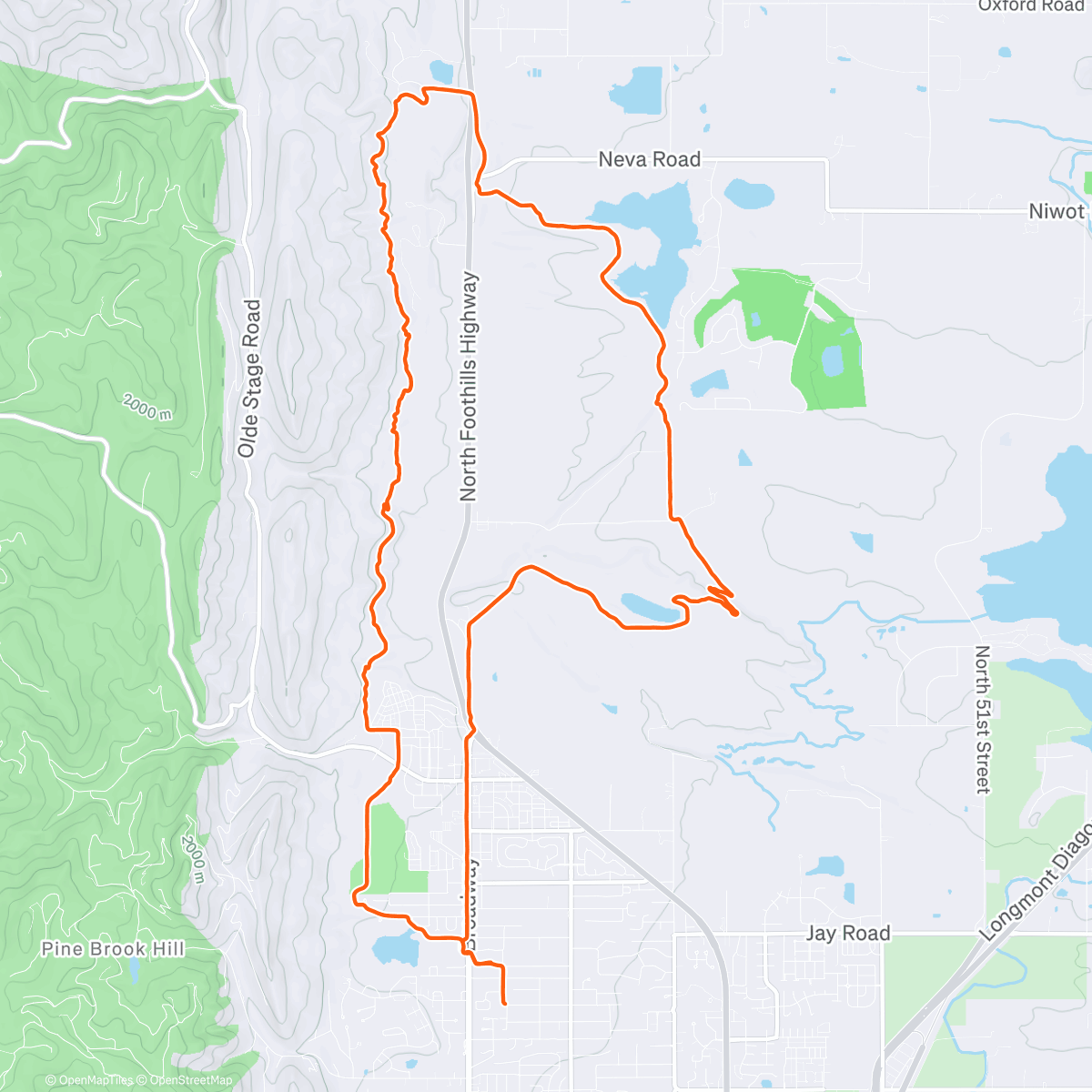 Map of the activity, big fan of the vomero premiums