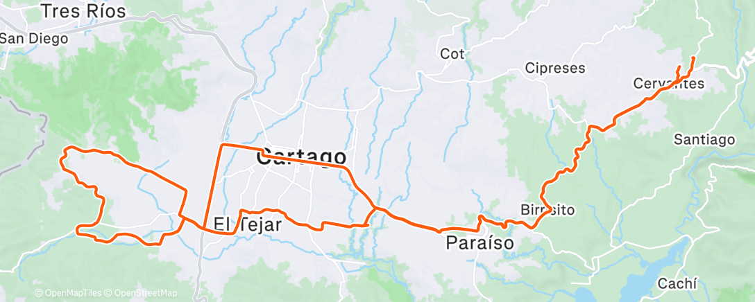 Карта физической активности (Ciclismo)