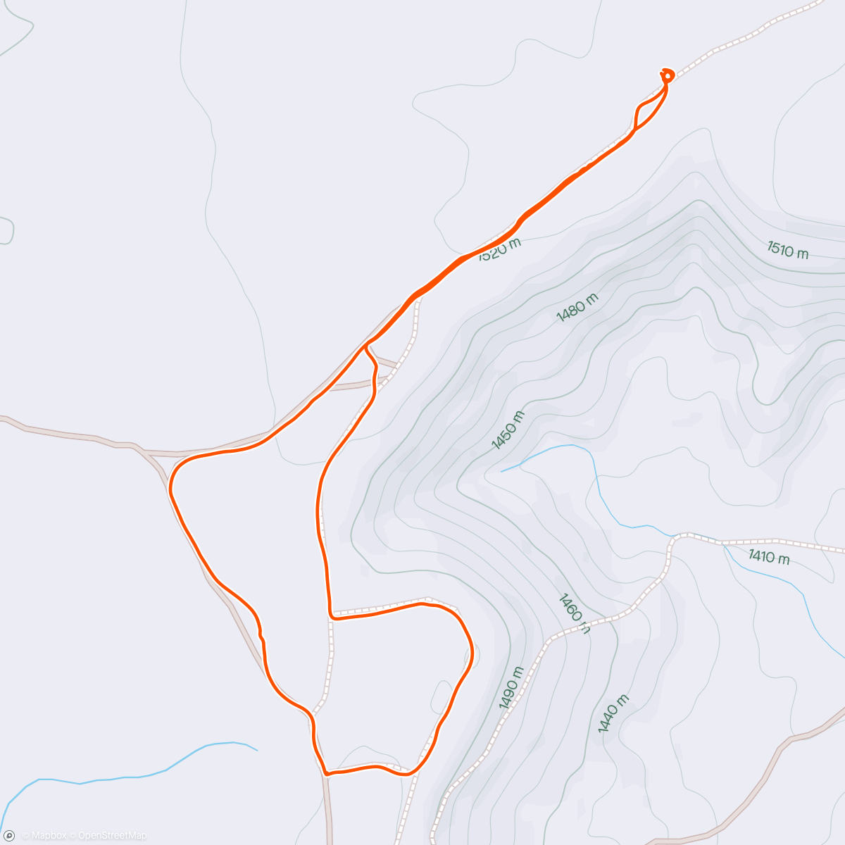 Map of the activity, Family ride