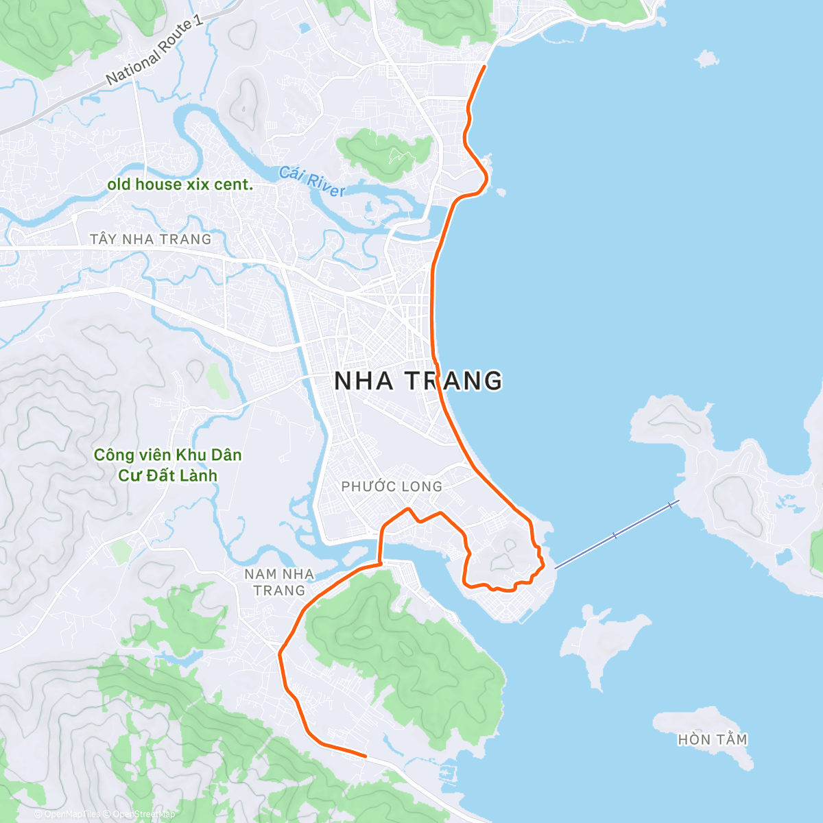 Map of the activity, . . .