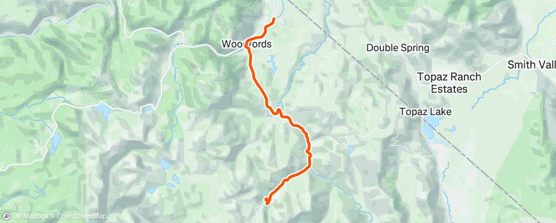 Map of the activity, 90 on a ride is very different than 90 on a run