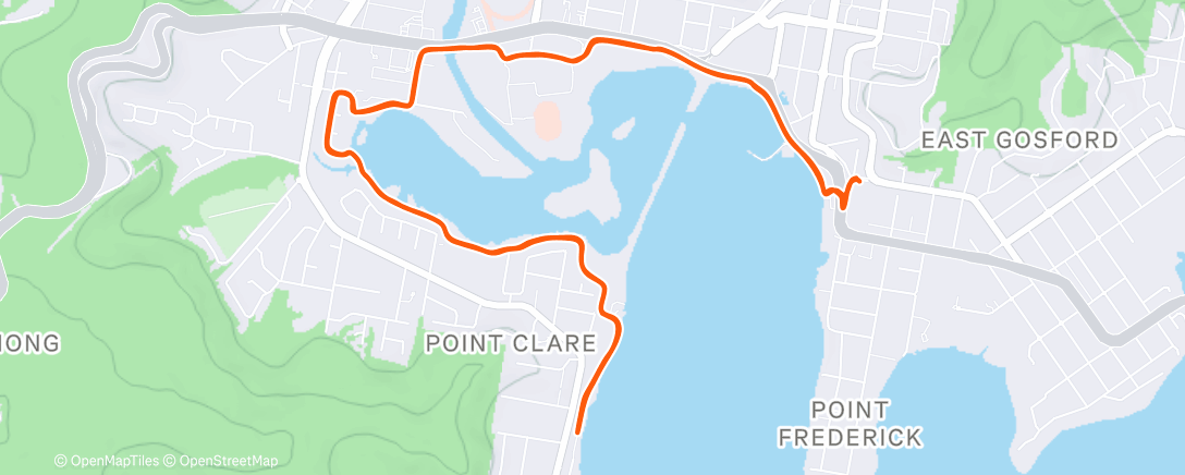 Карта физической активности (Morning Ride)