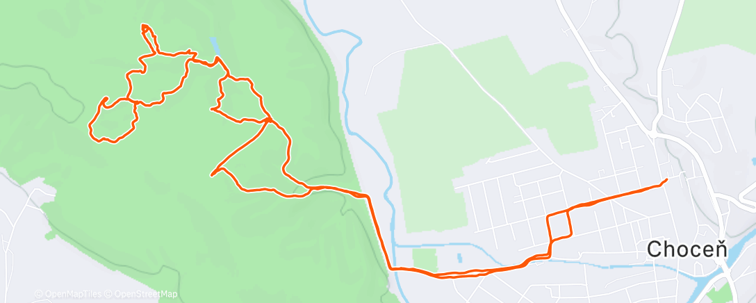 Map of the activity, ROW