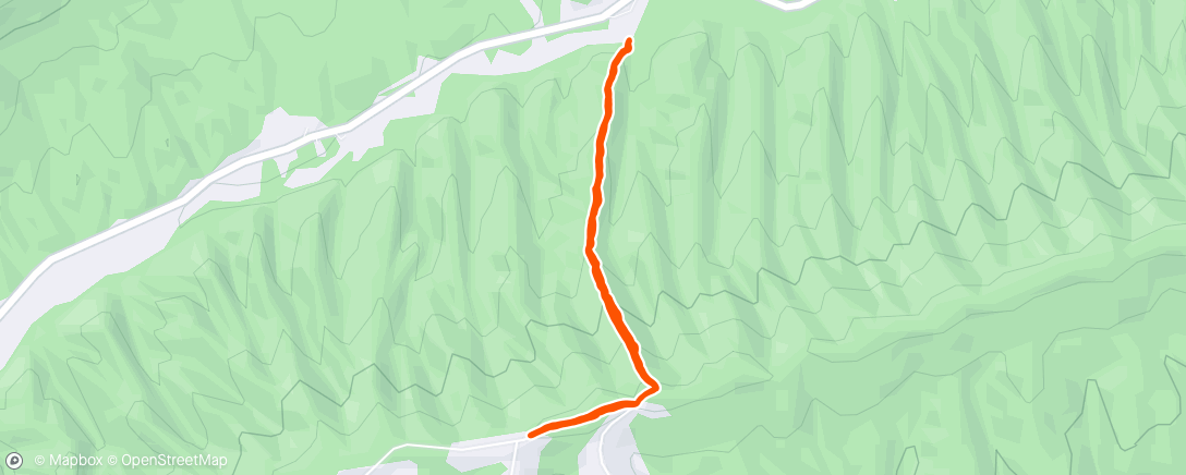 Map of the activity, Morning Run