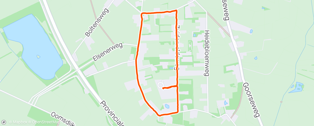 Mapa da atividade, Avondwandeling