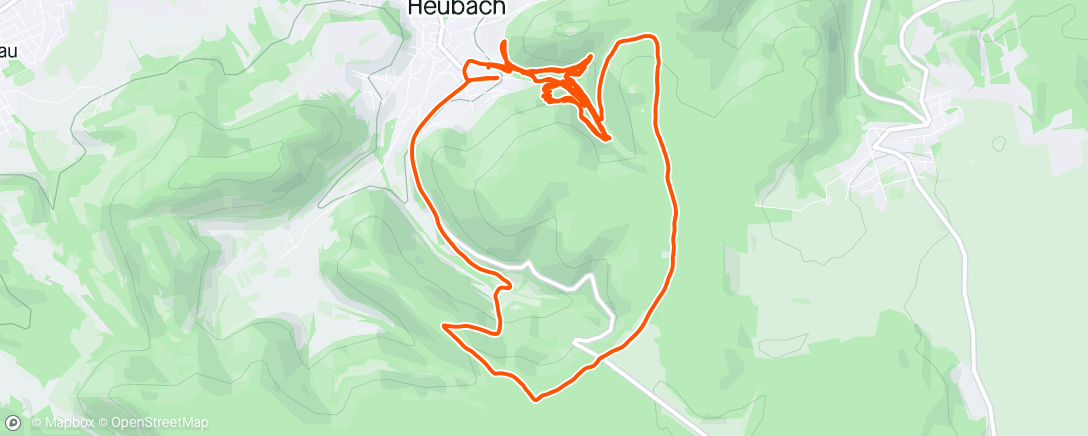 「Mountainbike-Fahrt am Morgen」活動的地圖