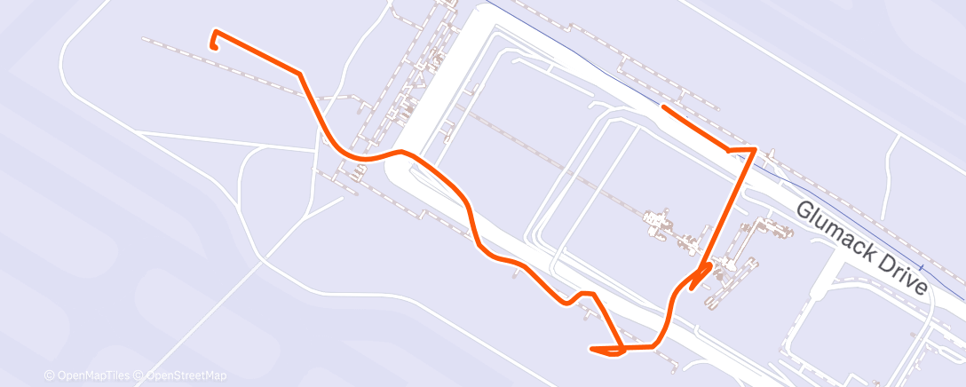 Map of the activity, Morning Walk