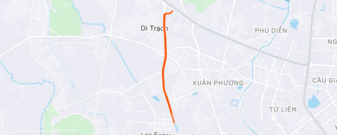 Карта физической активности (Morning Run)