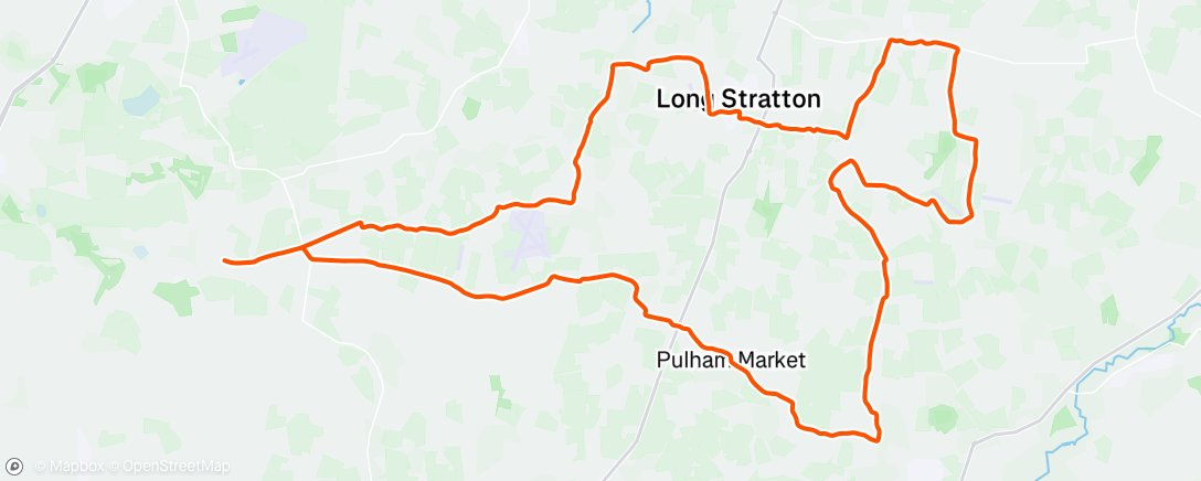 Карта физической активности (Morning Ride)