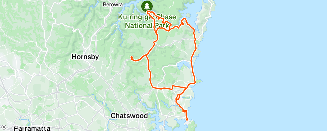 Map of the activity, Saturday with Steve