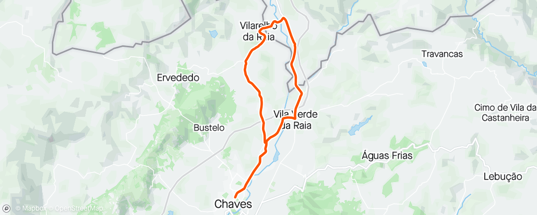 Mapa de la actividad, Chaves