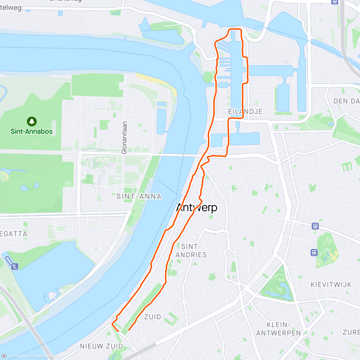 Map of the activity, After a weekend of boombox running, loved to just flow with the crew on this run