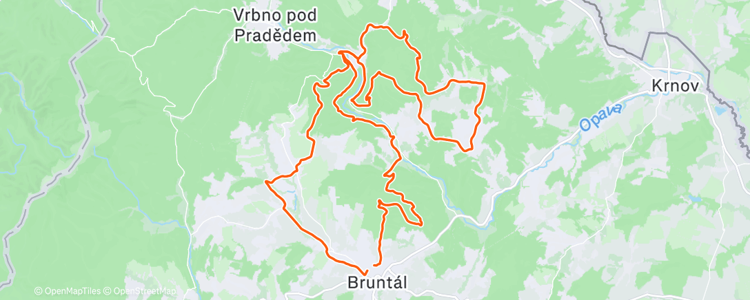 Map of the activity, ☀️🚵‍♂️♥️