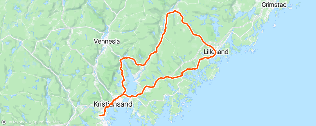 Map of the activity, På hjulet til SD