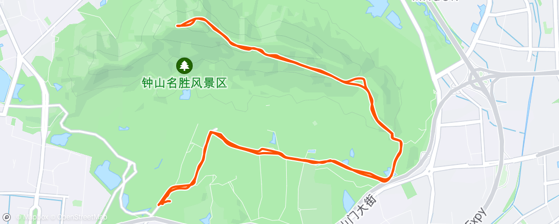 Mapa de la actividad (午间骑行)