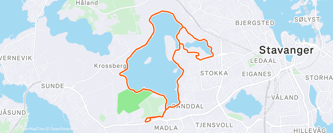 Map of the activity, Lunch Run