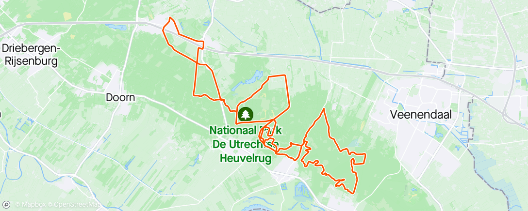 Map of the activity, Hobbelen