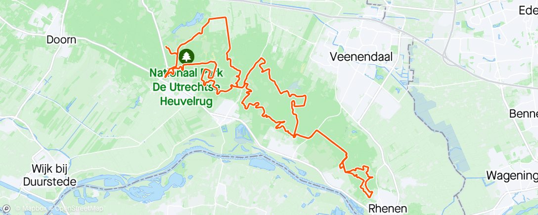 Map of the activity, Leersum, Amerongen en Rhenen