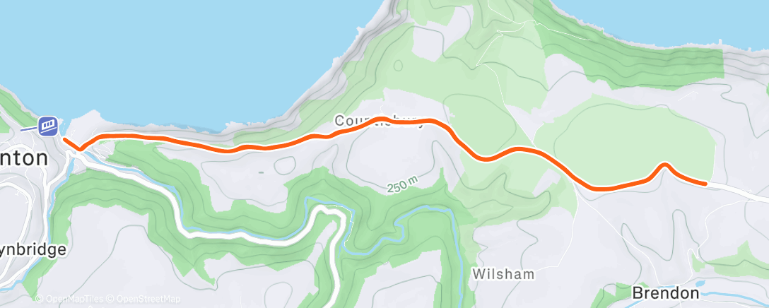 Map of the activity, Morning Ride