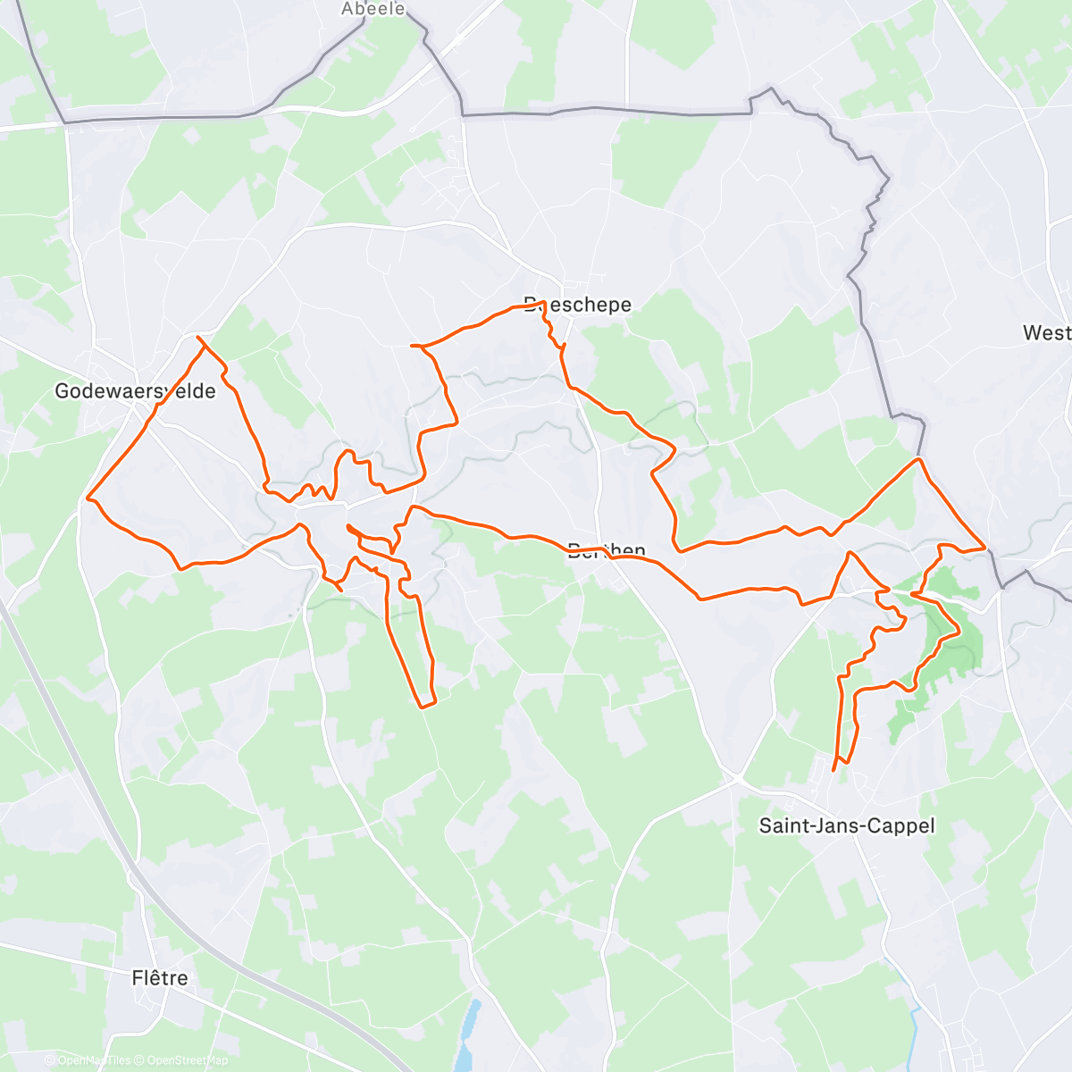 Map of the activity, La cordillère des Monts ☀️🧊
