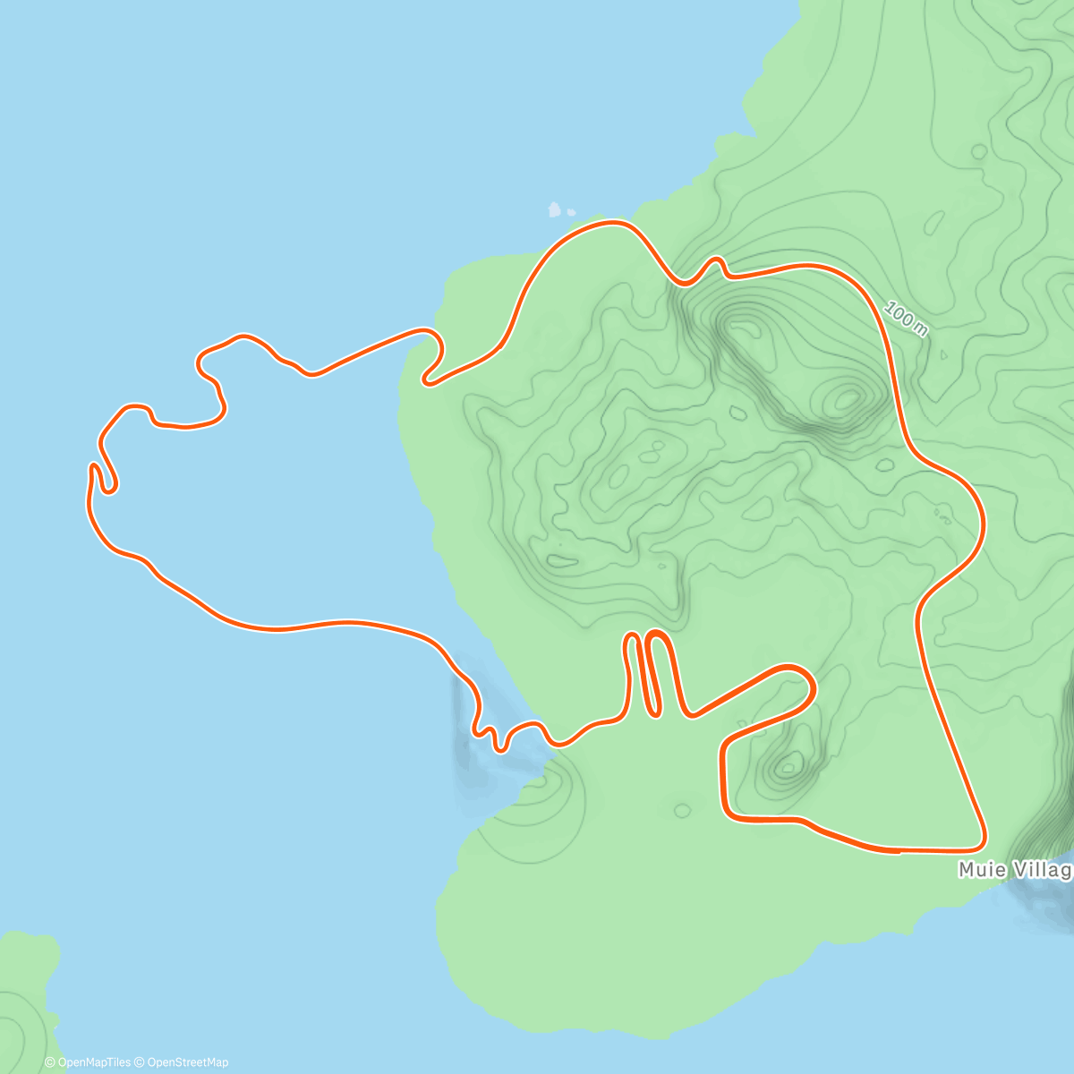 Map of the activity, Zwift - EPOC on Volcano Flat in Watopia