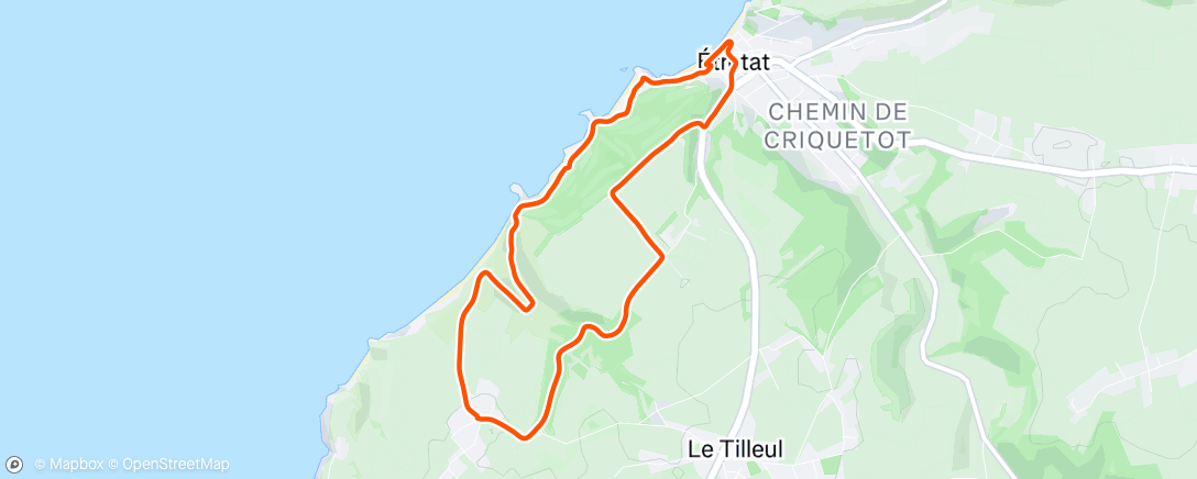 Map of the activity, La Poterie-Cap-d'Antifer / Étretat Randonnée🌞