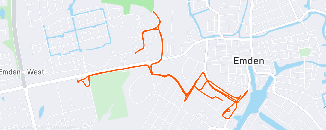 Карта физической активности (Lunch Ride)