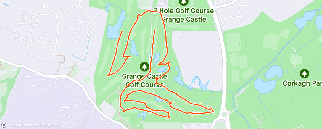 Map of the activity, Morning Walk