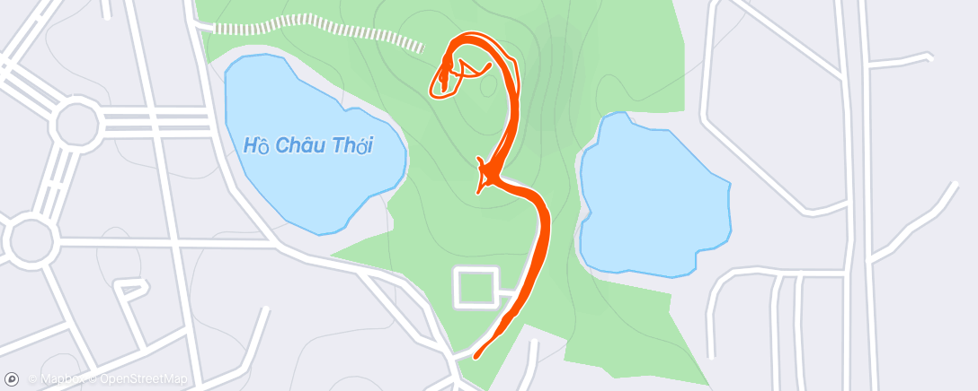 活动地图，Afternoon Trail Run